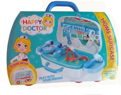 

PRESENTSALE Toys For Kids Doctor Play Kit set in Medical Suitcase With Wheels To Play at Home for kidz.