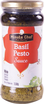 

Minute Chef Ready to Cook Basil Pesto Sauce, 350g Pack of 2 Sauces(350 g)
