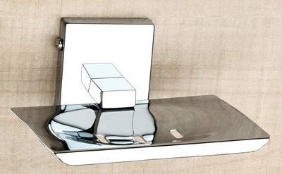 

Kreyam's Premium Stainless Steel Soap Dish/Holder/Dispenser (Falcon)(Clear)