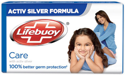 

Lifebuoy Care Soap 625g (Pack of 4X125g + 125g FREE)(625 g, Pack of 5)
