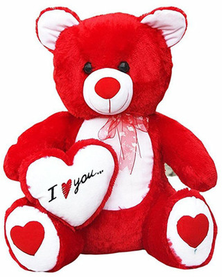 

DHAMAN side heart Teddy Bear 60 cm - 60 cm(Multicolor)