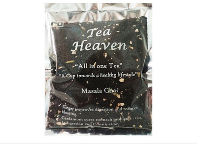 

Tea Heaven Masala Chai ( Total Family Care) Cardamom, Ginger, Tulsi Masala Tea(250 g, Pouch)