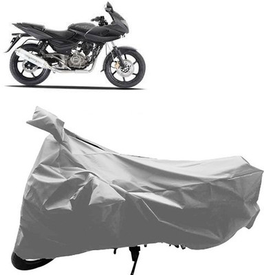QualityBeast Two Wheeler Cover for Bajaj(Silver)