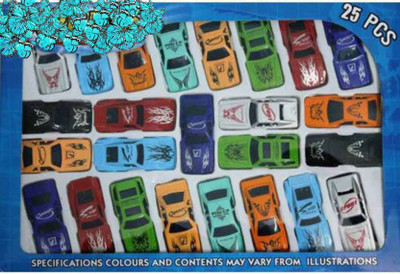 

A M TRADERS 25 pcs mini toy car for kids(Multicolor)