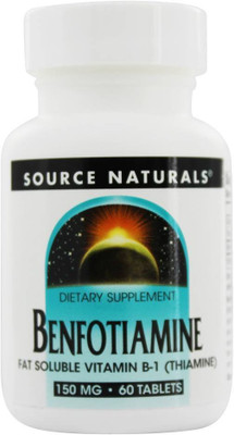 

Source Naturals Benfotiamine 150 mg 60 Tablets(60 No)