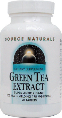 

Source Naturals Green Tea Extract 500 mg 120 Tablets(120 No)