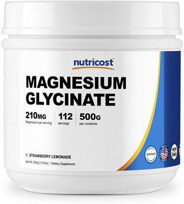 

Nutricost Magnesium Glycinate Powder (500 Grams) (Strawberry Lemonade)(500 g)