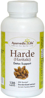 

Ayurvedic Life Haritaki 120 capsules - Pack of 10(300 mg)