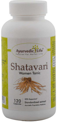 

Ayurvedic Life Shatavari 120 capsules - Pack of 10(350 mg)