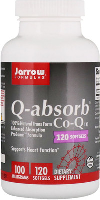 Jarrow Formulas Q-absorb Co-Q10 100 mg 120 Softgels(120 No)