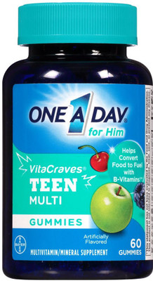 

One A Day for Him VitaCraves Teen Multi 60 Gummies(60 No)