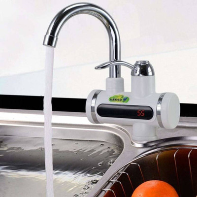 

ROBMOB 1 L Instant Water Geyser(White, Plastic LED Digital Display Instant Heating Electric Water Heater Faucet (Multicolour) Health Faucet (Wall Concealed Installation Type))