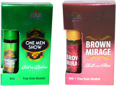 

Zia One Man Show and Brown Mirage Malaysian Edition Floral Attar(Davana)