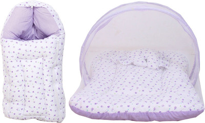 

RBC RIYA R prpl combo combo of net bed and sleeping bag crib(Fabric, Purple)