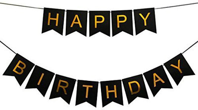 

Tiank Innovation Happy Birthday Banner Bunting Flag for Birthday Decoration Banner(10 ft, Pack of 1)
