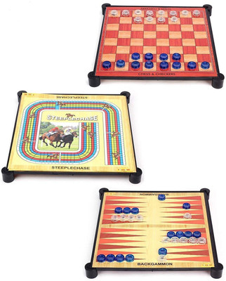

Gencliq 13 in 1 Magnetic Ludo Chess Snake and Ladders Set Game Board Game