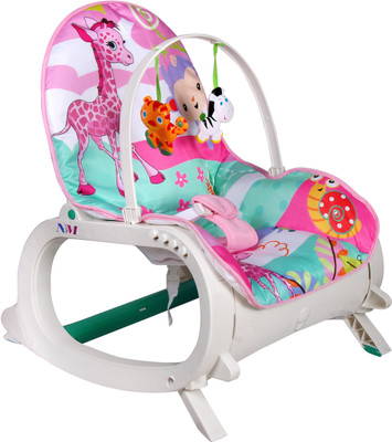 

N&M Newborn to Toddler Rocker (Pink Color) Non-electric Bouncer(Pink)