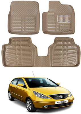 MAGNET Plastic 3D Mat For  Tata Vista(Beige)