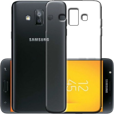 Snazzy Back Cover for Samsung Galaxy J7 Duo(Transparent, Grip Case, Silicon, Pack of: 1)