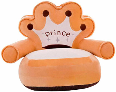 

Samaaya Kids Prince Style Plush Sofa Chair(Orange)