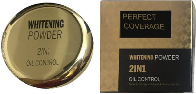 

tanvi27 PERFECT 2 IN 1 OIL CONTROL WITH SKIN WHITENING FACE POWDER Compact(multicolor)