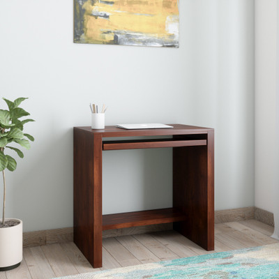 20 Off On The Attic Solid Wood Computer Desk Straight Finish Color Dark Walnut Pre Assembled Flipkart Paisawapas Com Off On The Attic Solid Wood Computer, Walnut Computer Desk