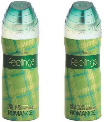 

Al Nuaim Feelings Deodorant 150ml Deodorant Spray - For Women(150 ml, Pack of 2)