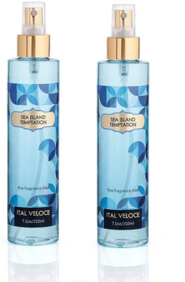 

Ital Veloce Sea Island Temptation Set of 2 Body Mist - For Women(420 ml, Pack of 2)