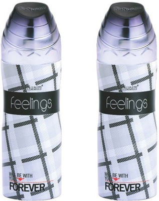 

Al Nuaim Feelings Forever Deodorant for woman 150ml Deodorant Spray - For Women(150 ml, Pack of 2)
