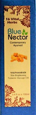 

Blue Nectar Nalpamaradi Tailam Skin Brightening Turmeric Treatment Oil(100 ml)