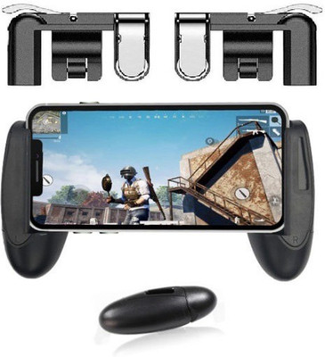 

MobiNok PUBG Portable Adjustable Pubg Gamepad Joystick & Trigger Game Joystick Gamepad Handle Gaming Accessory Kit(Black, For Android, iOS)