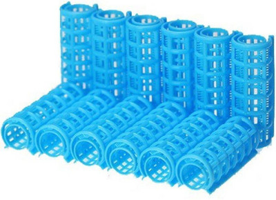 

S R Enterprises hair accessories curler roller pack of (12pcs) Banana Clip(Blue)