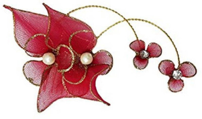 

Iyaan Stylish Hair Accessories For Bun Decoration Hair Clip(Pink)