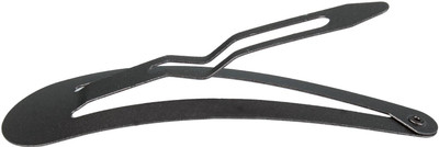 

KTPlus Black Metal Tic Tac Hair Clips For Women & Girls 12 pieces in 1 set (36 pieces) Hair Clip(Black)