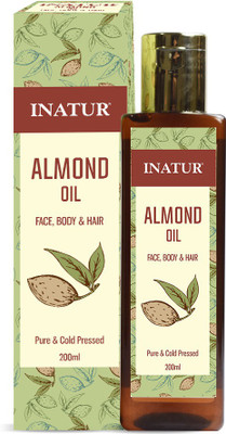 

Inatur Herbals Sweet Almond Hair Oil(200 ml)