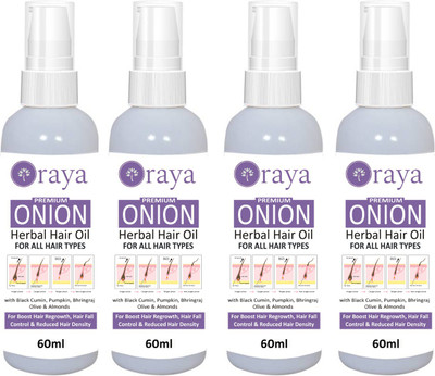 

ORAYA Premium Herbal ONION Hair Oil(240 ml)