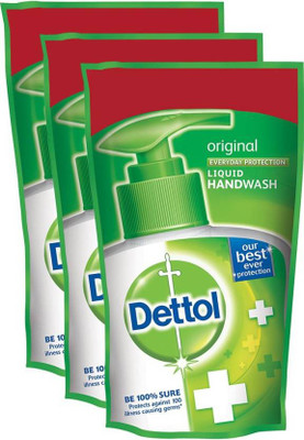 

Dettol Original Liquid Hand Wash Refill(525 ml, Pouch, Pack of 3)