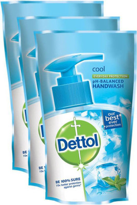 

Dettol Cool Liquid Hand Wash Refill(525 ml, Pouch, Pack of 3)