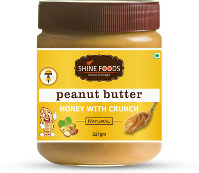 

shine foods Natural Honey Crunchy Peanut Butter 227 g