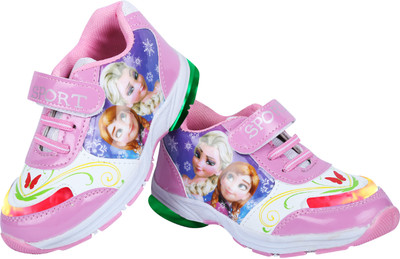 

LNG Lifestyle Girls Velcro Dancing Shoes(Pink, Baby pink