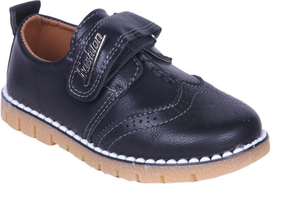 

FEETWELL Boys Velcro Casual Boots(Black