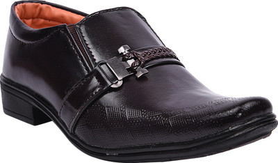 TWIN Boys Slip on Formal Boots(Brown
