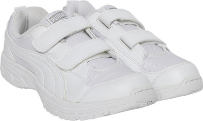 

Puma Boys & Girls Velcro Sneakers(White, White-white