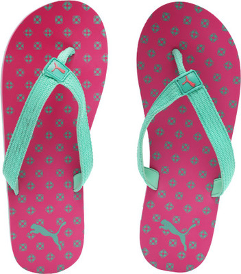 

Puma Girls Slip On Slipper Flip Flop(Pink, Carmine rose-biscay green