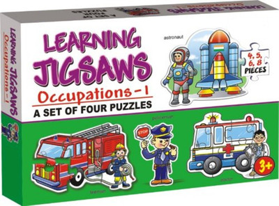 

THE KIDS ZONE Creative Educational Aids 0773 Learning Jigsaws - Occupations - 1(Multicolor)