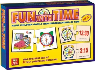 

THE KIDS ZONE Creative Educational Aids 0648 Fun with Time(Multicolor)