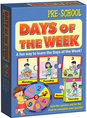 

THE KIDS ZONE Creative Educational Aids 0696 Days of the Week(Multicolor)