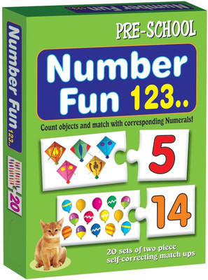 

THE KIDS ZONE Creative Educational Aids P. Ltd. Number Fun(Multicolor)
