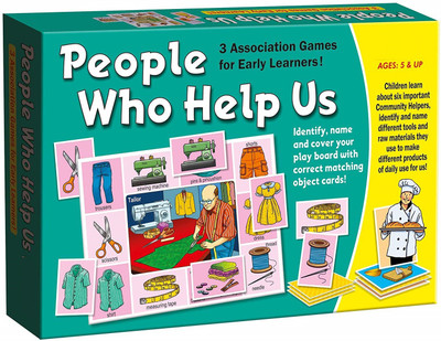 

THE KIDS ZONE Creative Educational Aids 0629 People Who Help Us(Multicolor)