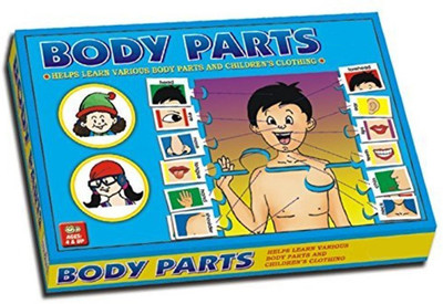 

THE KIDS ZONE Creative Educational Aids 0690 Body Parts(Multicolor)